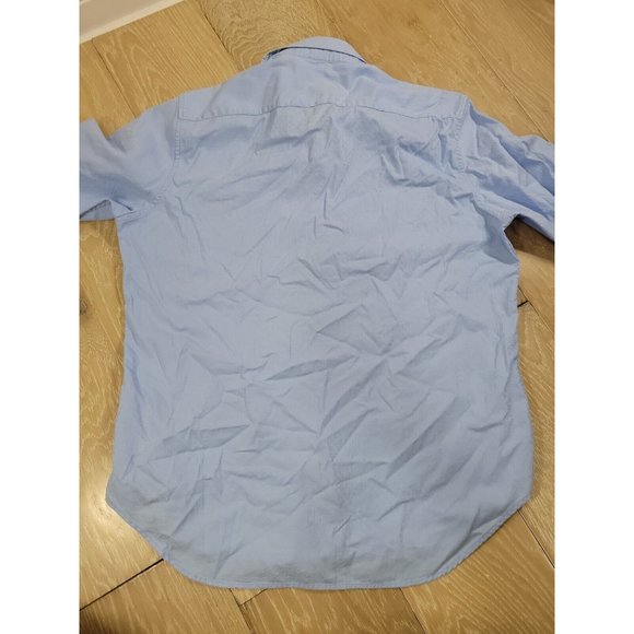 Robert Graham Classic Fit XL Flip Cuff Men's Button Shirt Blue Jacquard *Read* - Picture 12 of 12